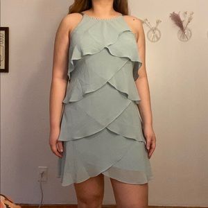 Mint green dress